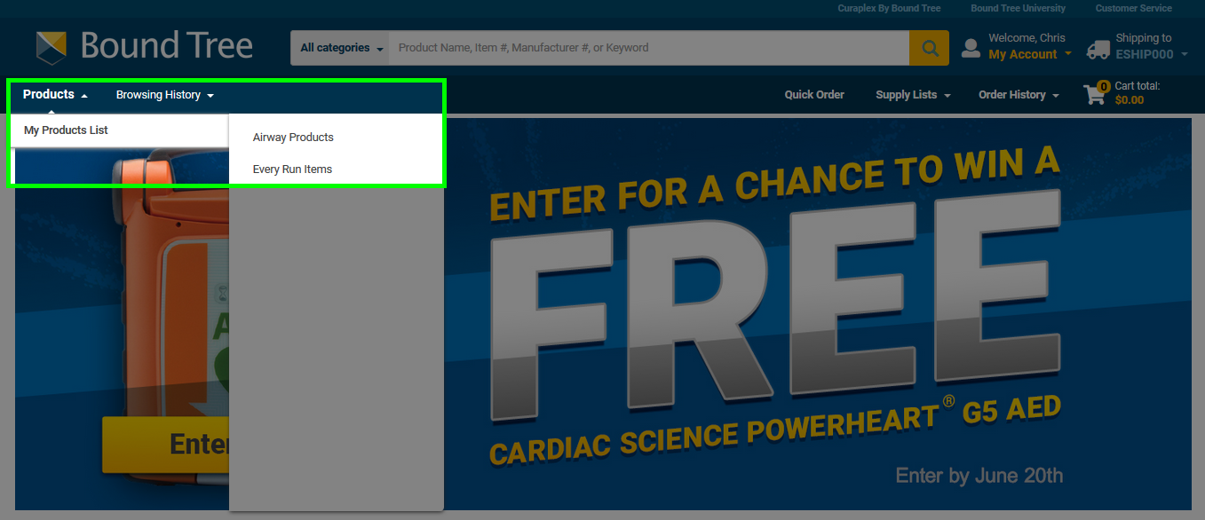 Account Customization | Help | Bound Tree