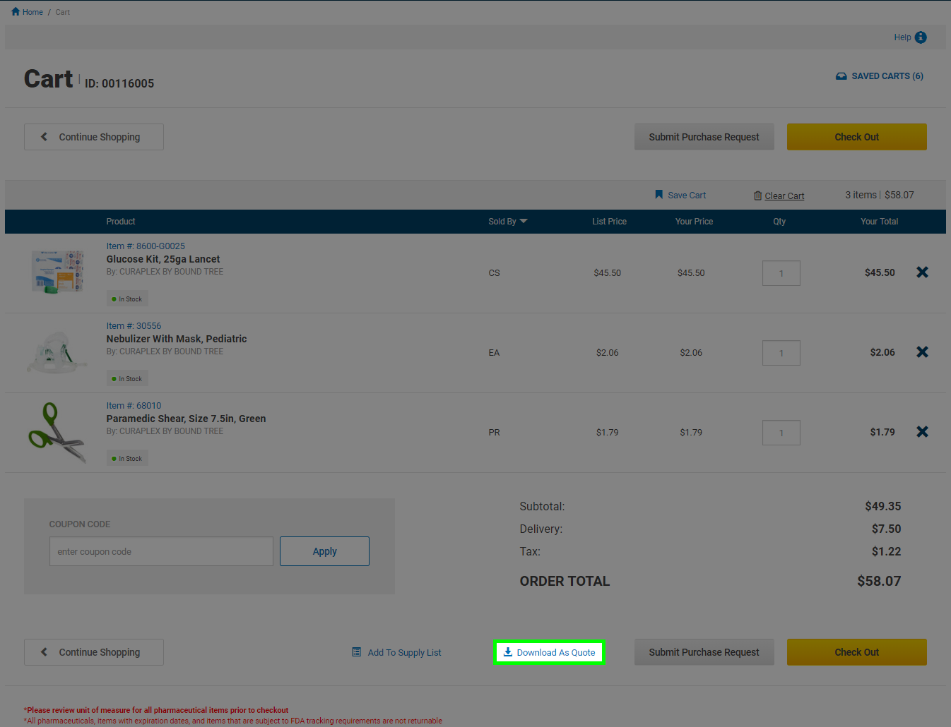 Account Management | Help | Bound Tree