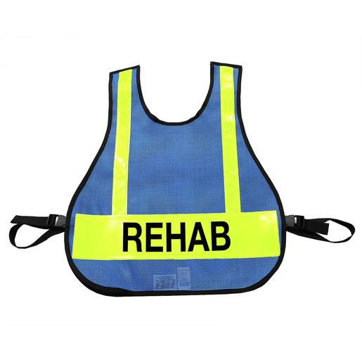 Royal Blue Vests with Reflective Strips for IC Triage/MC System