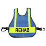 Rehab Vest with Reflective Strips, Royal Blue