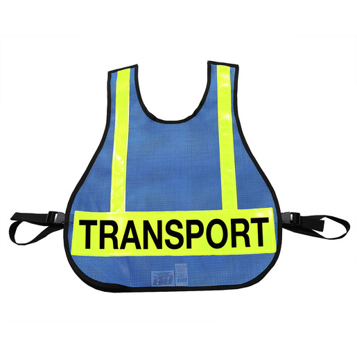 Royal Blue Vests with Reflective Strips for IC Triage/MC System