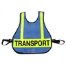 Transport Vest with Reflective Strips, Royal Blue