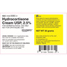 Hydrocortisone Cream, 2.5%, 1oz Tube