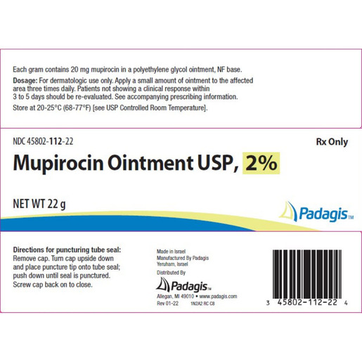 Mupirocin Ointment, 2%, 22g Tube