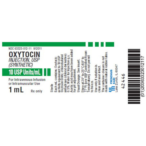 Oxytocin, 10units/mL, 1mL Vial