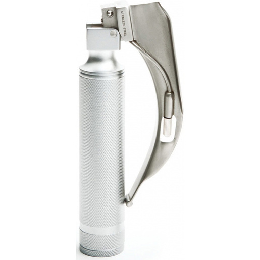 Satin™ Bipolar Reusable Laryngoscope Handle, Small, AA Batteries