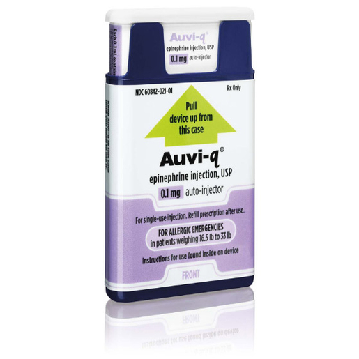 Auvi-Q (Epinephrine Auto-Injector), 0.1mg, 2 Pack