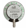 Constant Flow Selector Valve with Oxygen Barbed Outlet
