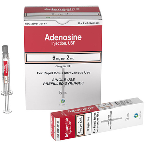 Adenosine, 3mg/mL, 2mL Prefilled Syringe