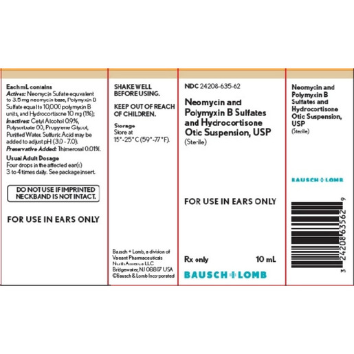 Neomycin Sulfate/Polymyxin B Sulfate/Hydrocortisone Suspension 1, 10mL
