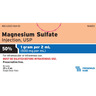 Magnesium Sulfate 50%, 500mg/mL, 2mL Vial