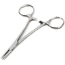 Straight Stainless Steel Hemostatic Kelly Forceps, 5-1/2in L