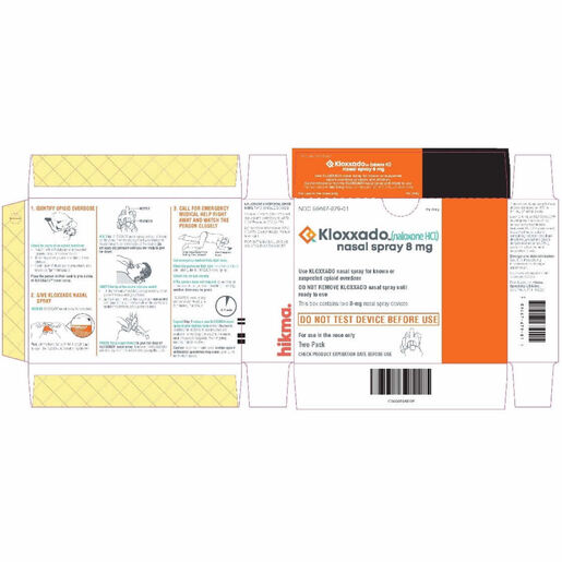 Kloxxado Naloxone Intranasal Spray, 8mg