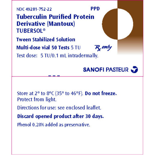 Tubersol TB Test, 5 Tu/0.1mL, 5mL Vial Bound Tree