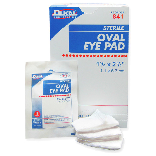 Sterile Oval Eye Pads, 1-5/8in x 2-5/8in