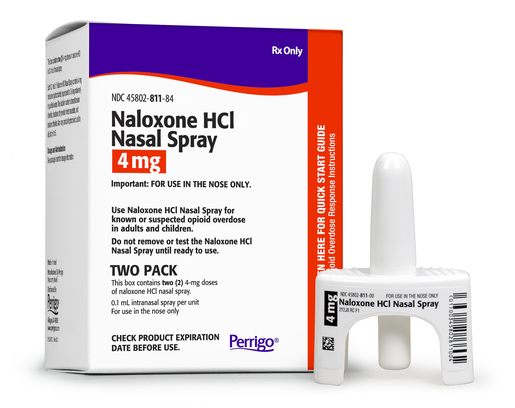 Naloxone HCl, 0.1mL, 4mg Nasal Spray