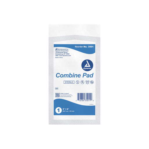 Combine Pad, 5in L x 9in W