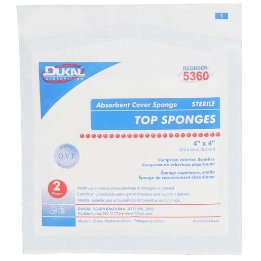Sterile Top Sponges
