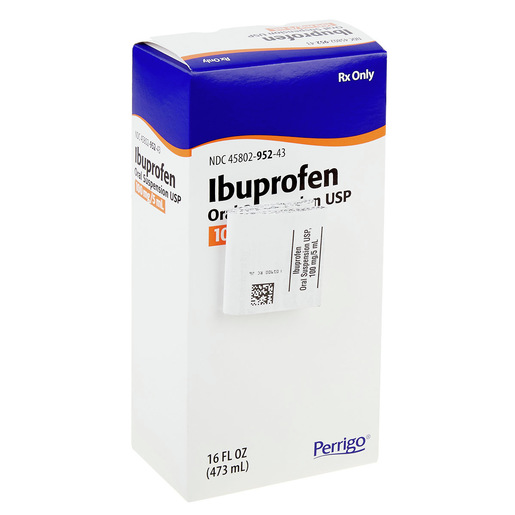 Ibuprofen 100MG/5ML Suspension 473ML