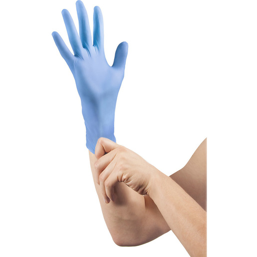 Curaplex® TritonGrip EC™ Exam Gloves, Blue, Small