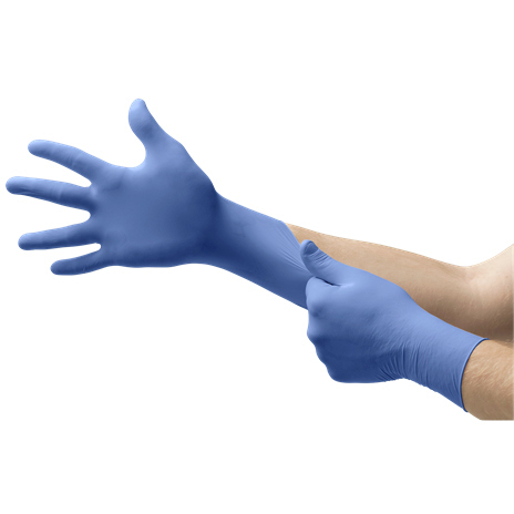 Microflex® Sensation® Nitrile Exam Gloves, Blue