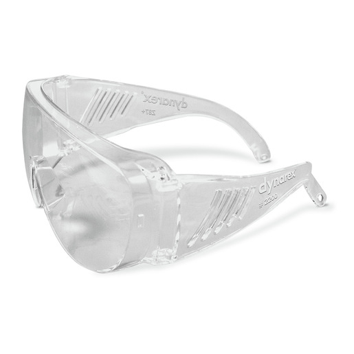 OTG Safety Glasses, Clear Lens, Uvex Blue, Astro Spec 3000