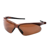 Nemesis V30 Polarized Safety Glasses, Brown