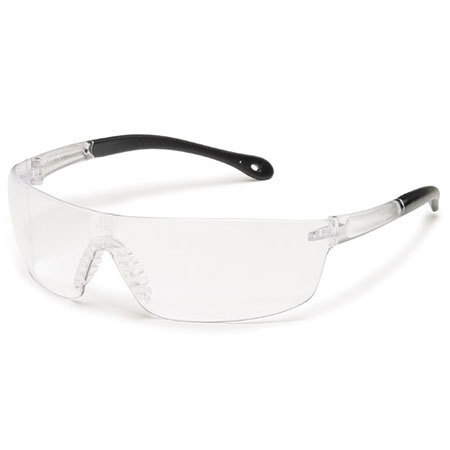 Starlite® Squared Safety Glasses, Clear Lens, Clear Frame