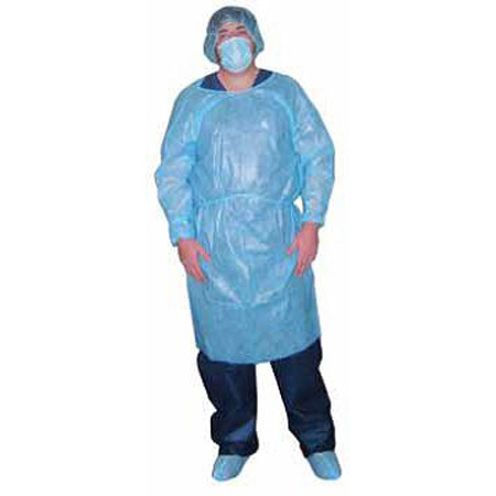 Impervious Isolation Gown, Blue