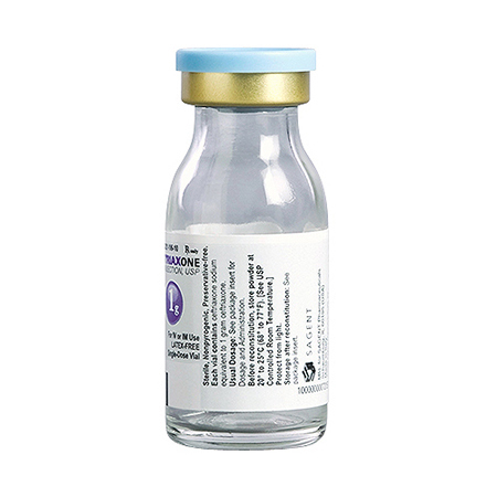 Ceftriaxone, 1g Vial