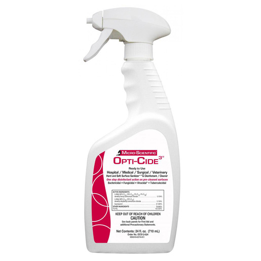 Opti-Cide Surface Disinfectant, Spray Bottle, 24oz