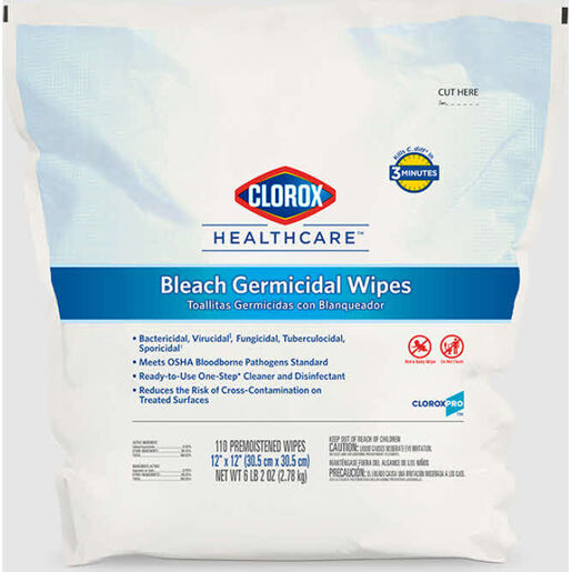 Clorox Healthcare® Bleach Germicidal Wipes