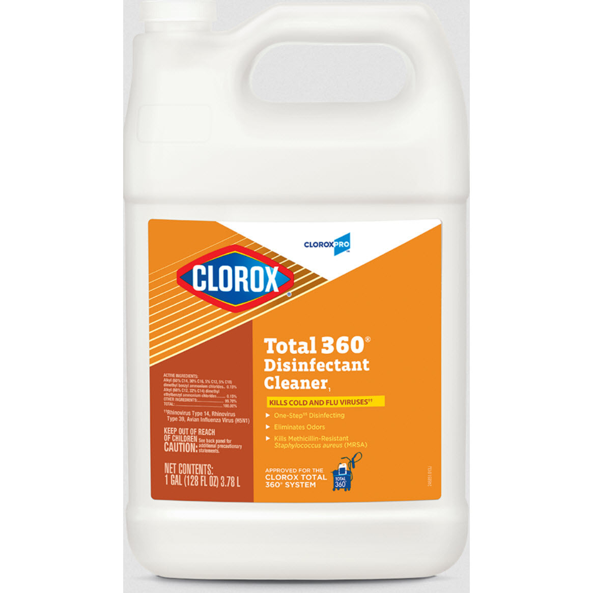 Clorox Total 360 Disinfectant Cleaner, 128oz