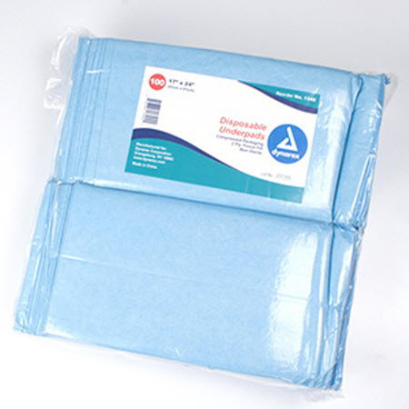 Disposable Underpads, 24in L x 23in W