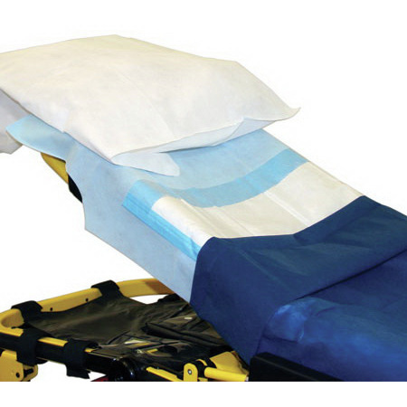 Linen Kit with Fitted Sheet, Flat Sheet, Pillow Case, Underpad, Fluid Resistant, 4-piece