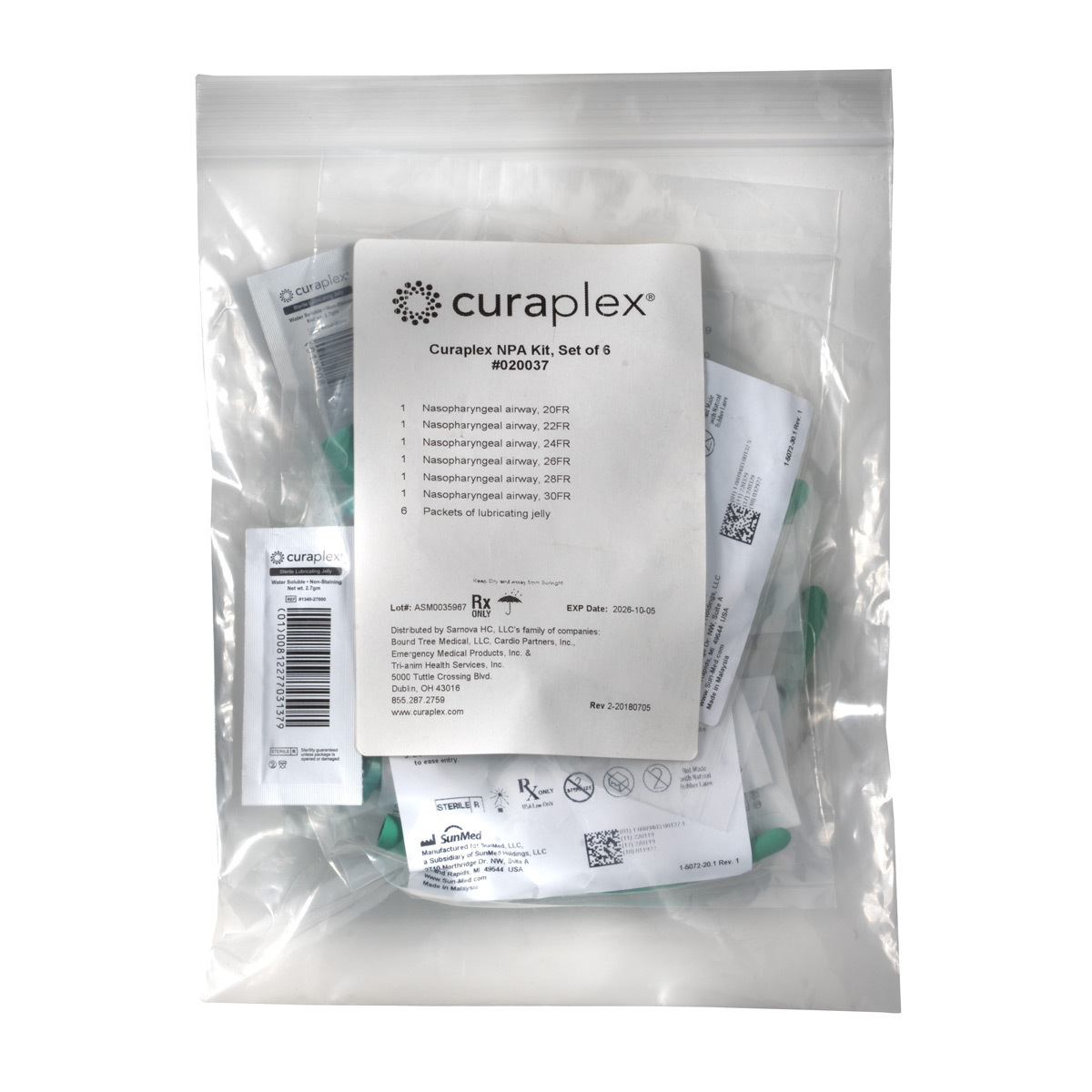 Curaplex® NPA Kit, Set of 6 | Bound Tree