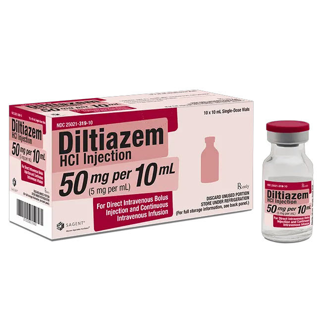 Diltiazem Inj Diltiazem HCL Injection, 50mg/10mL, Vial | Bound Tree