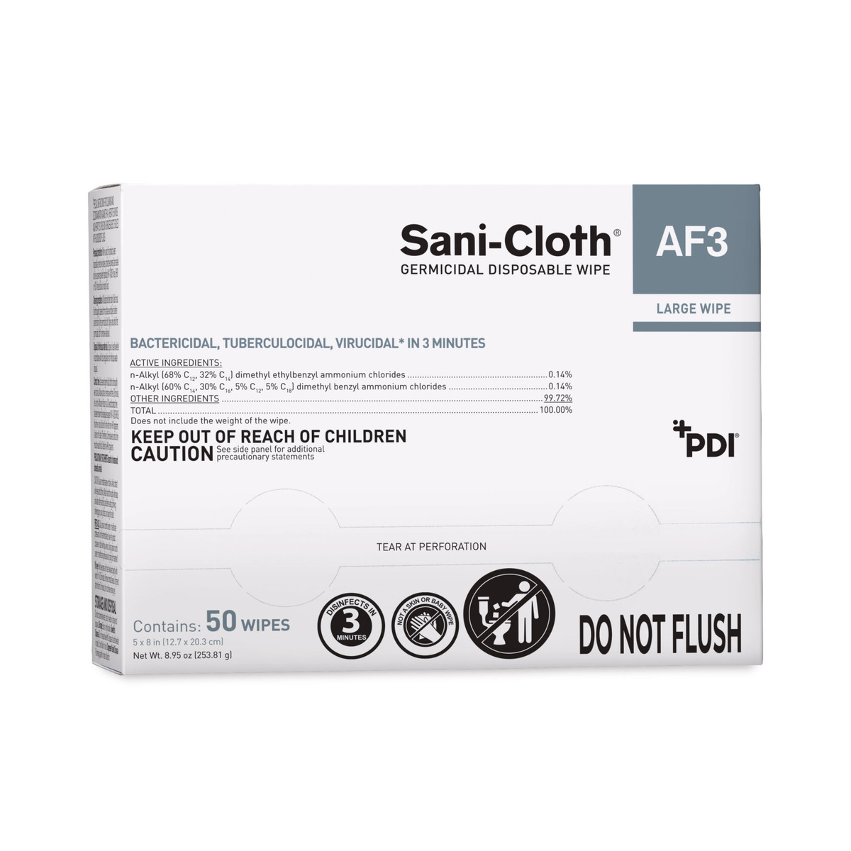 Sani-Cloth® AF3 Germicidal Wipes | Bound Tree