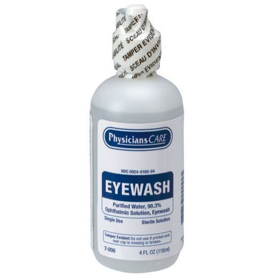 First Aid Only® PhysiciansCare Eye Wash Bottle, 4oz | Bound Tree