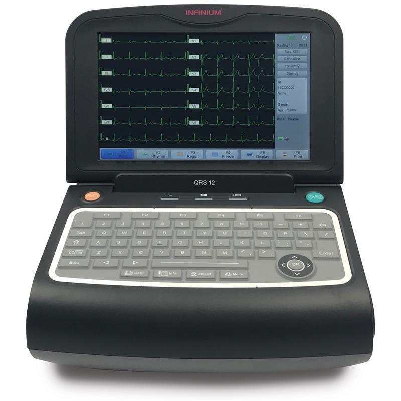 QRS-12 Digital Touch Screen 12-Lead Electrocardiograph | Bound Tree