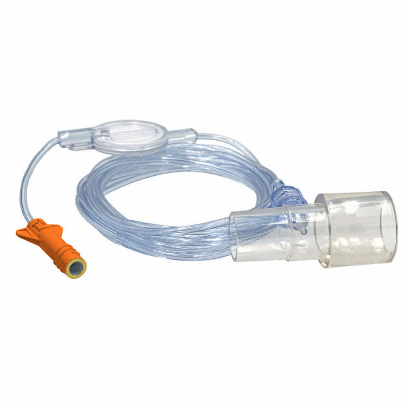 Inline EtCO2 Filtered Sampling Line with Adapter, Adult | Bound Tree