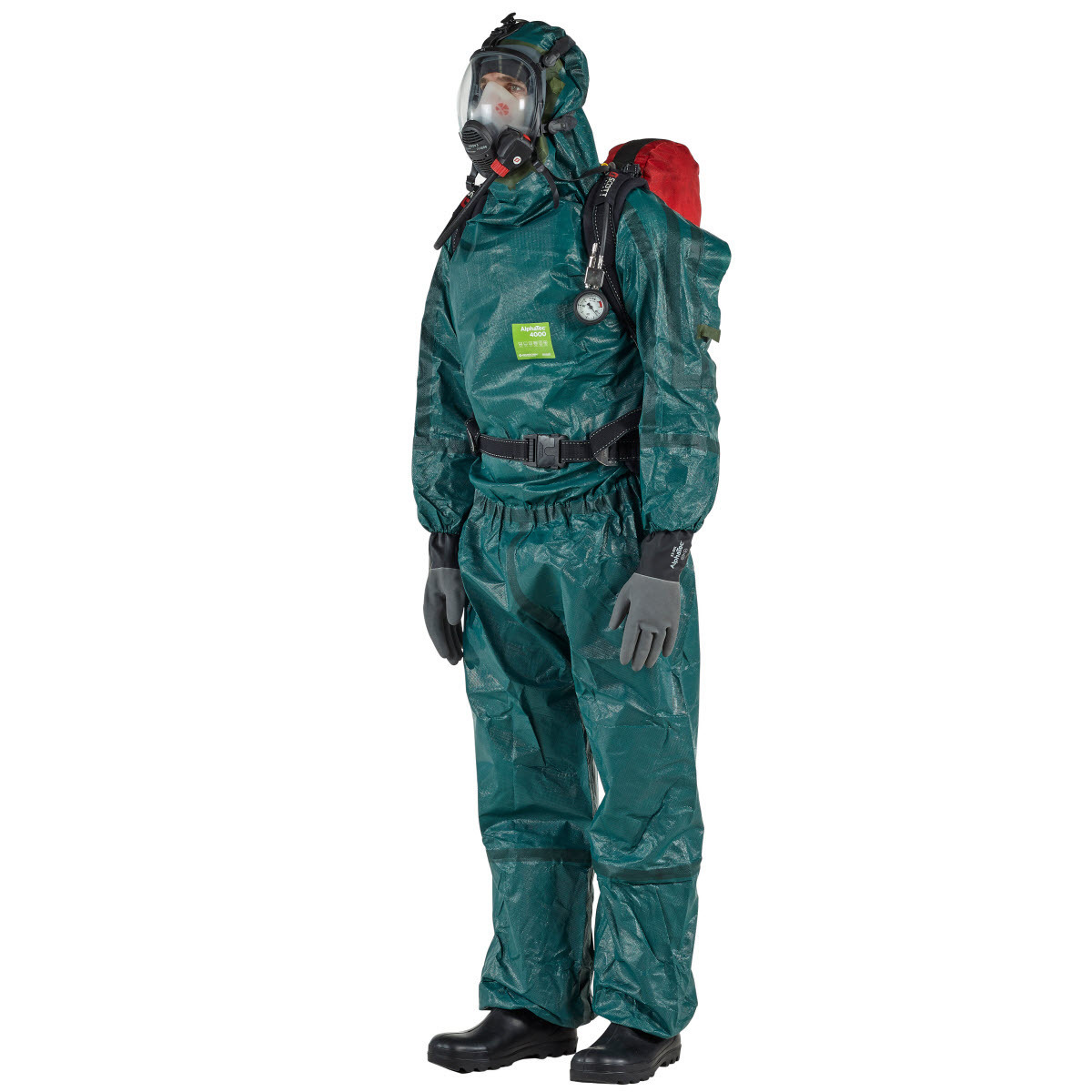 Continuum Suit AlphaTec® 4000 Ultrasonically Welded & Taped Chemical Protective Suit ...