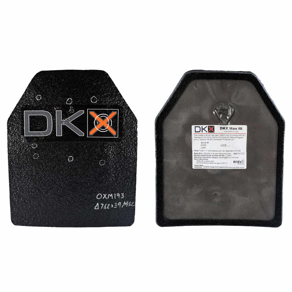 TacMed™ Shooters Cut Ballistic Plate, 14in L x 11in W x 1.3in H