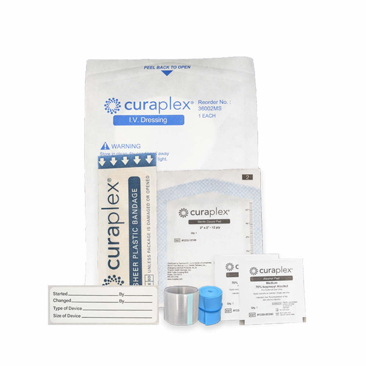 Curaplex® IV Start Kit With Curaplex® Guard, Alcohol, No Flush