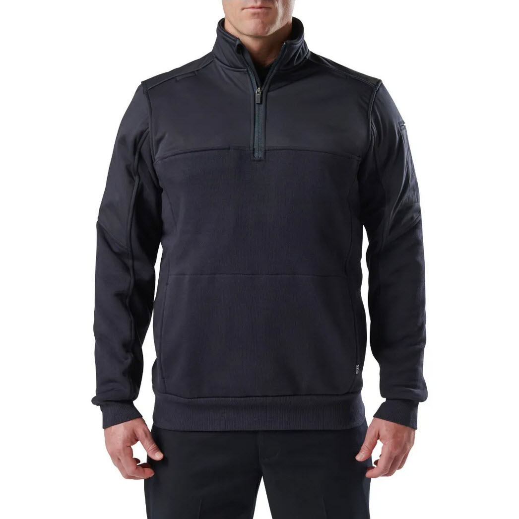 5.11® Men's Water Repellant Long Sleeve Job Shirts 2.0, Fire Navy