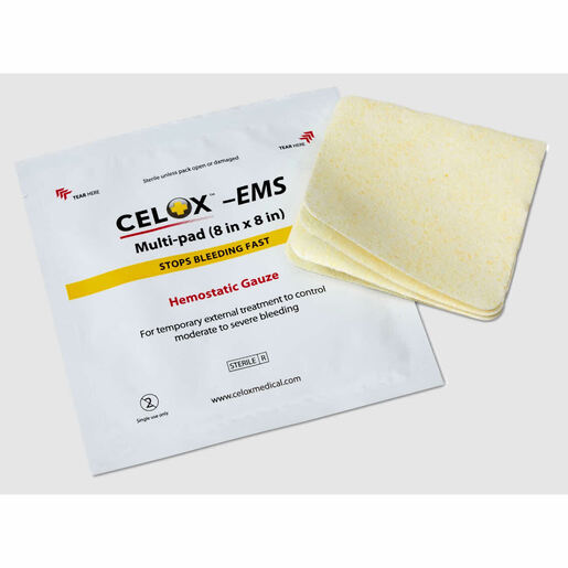 Celox™ EMS Hemostatic Gauze Pads