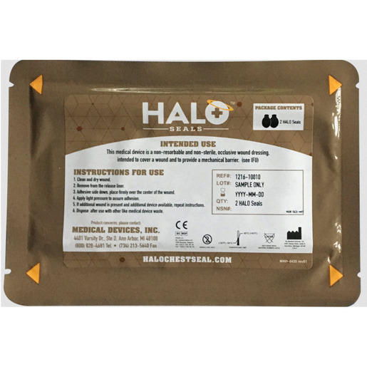 Halo Chest Seal, 2 Pack