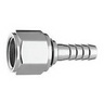 Hex Nut and Nipple, with 1/4in ID Hose Barb, without O-Ring