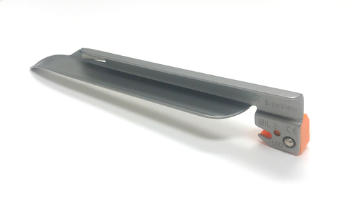 BriteView® LED Laryngoscope Blades, Mac and Miller