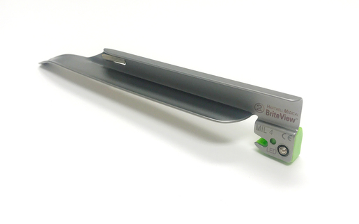 BriteView® LED Laryngoscope Blades, Mac and Miller
